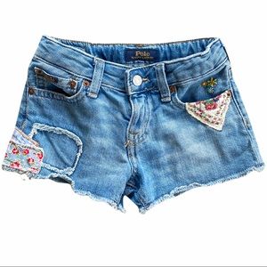 Girls Ralph Lauren Polo Denim Shorts, Jean Shorts